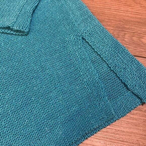 J.McLaughlin Knit Sweater Aqua - Picture 3 of 4